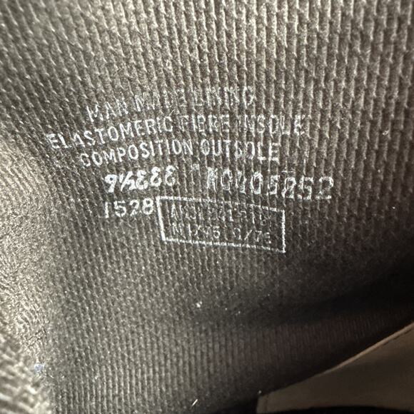 Double-H Zipper Work Boots Men's Size 9.5 EEE WIDE Slip Resistant Soles Burgundy - Picture 13 of 15